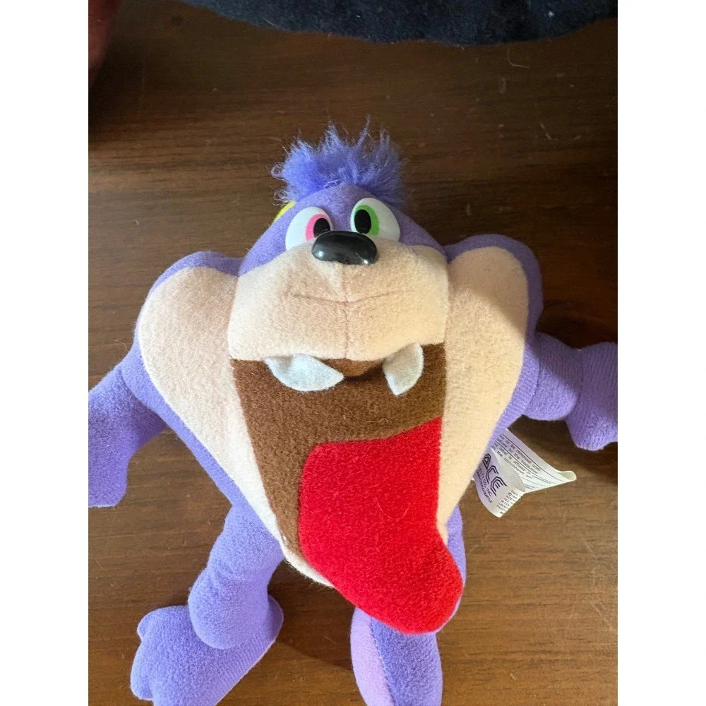 Looney Tunes Taz Tasmanian Devil Plush 16in Hoodie & Purple Dizzy Devil 8in Set